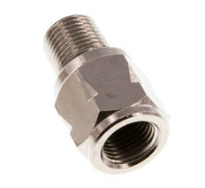 R/Rp 1/8'' M/F Mini Válvula Antirretorno Niquelado Latón 10 Bar (145 Psi) NBR Con Resorte