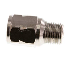 R/Rp 1/4'' M/F Mini Válvula Antirretorno Niquelado Latón 10 Bar (145 Psi) NBR Con Resorte