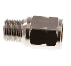 R/Rp 1/4'' M/F Mini Válvula Antirretorno Niquelado Latón 10 Bar (145 Psi) NBR Con Resorte