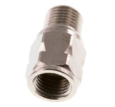 R/Rp 1/4'' M/F Mini Válvula Antirretorno Niquelado Latón 10 Bar (145 Psi) NBR Con Resorte
