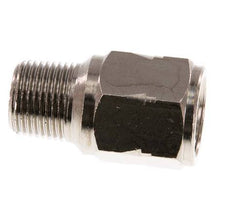 R/Rp 3/8'' M/F Mini Válvula Antirretorno Niquelado Latón 10 Bar (145 Psi) NBR Con Resorte