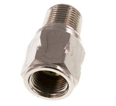 R/Rp 3/8'' M/F Mini Válvula Antirretorno Niquelado Latón 10 Bar (145 Psi) NBR Con Resorte