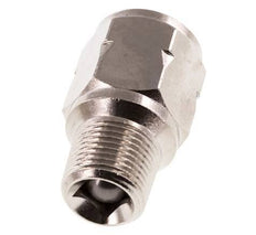 R/Rp 3/8'' M/F Mini Válvula Antirretorno Niquelado Latón 10 Bar (145 Psi) NBR Sin Resorte