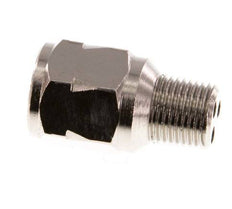 R/Rp 1/8'' M/F Mini Válvula Antirretorno Niquelada Latón 10 Bar (145 Psi) FKM Con Resorte