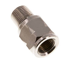 R/Rp 1/8'' M/F Mini Válvula Antirretorno Niquelada Latón 10 Bar (145 Psi) FKM Con Resorte