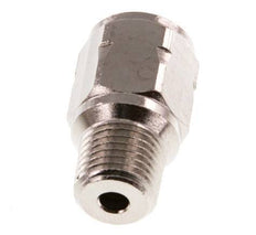 R/Rp 1/4'' M/F Mini Válvula Antirretorno Niquelado Latón 10 Bar (145 Psi) FKM Con Resorte