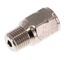 R/Rp 1/4'' M/F Mini Válvula Antirretorno Niquelado Latón 10 Bar (145 Psi) FKM Con Resorte