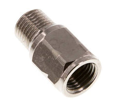 R/Rp 1/4'' M/F Mini Válvula Antirretorno Niquelado Latón 10 Bar (145 Psi) FKM Con Resorte