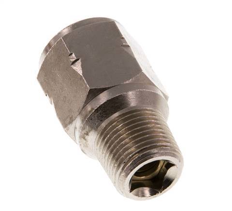 R/Rp 3/8'' M/F Mini Válvula Antirretorno Niquelada Latón 10 Bar (145 Psi) FKM Con Resorte