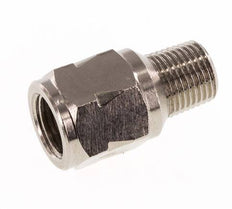 R/Rp 1/8'' M/F Mini Válvula Antirretorno Niquelada Latón 10 Bar (145 Psi) FKM Sin Resorte
