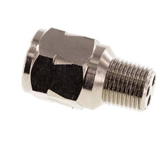R/Rp 1/8'' M/F Mini Válvula Antirretorno Niquelada Latón 10 Bar (145 Psi) FKM Sin Resorte