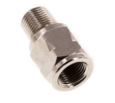 R/Rp 1/8'' M/F Mini Válvula Antirretorno Niquelada Latón 10 Bar (145 Psi) FKM Sin Resorte