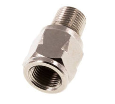 R/Rp 1/8'' M/F Mini Válvula Antirretorno Niquelada Latón 10 Bar (145 Psi) FKM Sin Resorte