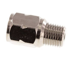 R/Rp 1/4'' M/F Mini Válvula Antirretorno Niquelada Latón 10 Bar (145 Psi) FKM Sin Resorte