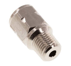 R/Rp 1/4'' M/F Mini Válvula Antirretorno Niquelada Latón 10 Bar (145 Psi) FKM Sin Resorte
