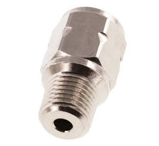 R/Rp 1/4'' M/F Mini Válvula Antirretorno Niquelada Latón 10 Bar (145 Psi) FKM Sin Resorte