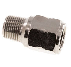 R/Rp 3/8'' M/F Mini Válvula Antirretorno Niquelada Latón 10 Bar (145 Psi) FKM Sin Resorte
