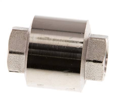 G 3/8'' Latón. Niquelado Válvula Antirretorno 12 Bar (174 Psi)