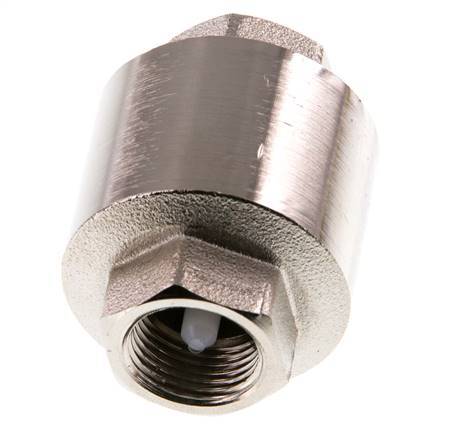 G 3/8'' Latón. Niquelado Válvula Antirretorno 12 Bar (174 Psi)