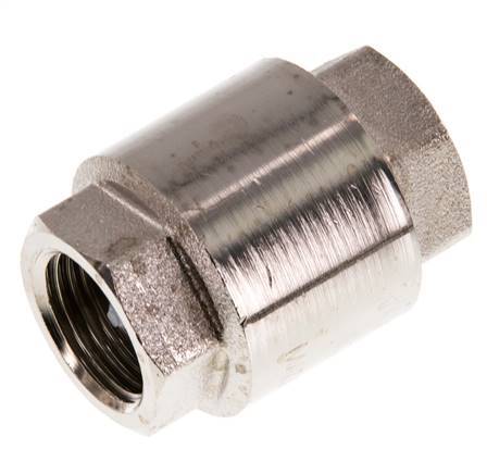 G 1/2'' Válvula Antirretorno Niquelada De Latón 12 Bar (174 Psi)