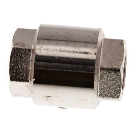 G 1/2'' Válvula Antirretorno Niquelada De Latón 12 Bar (174 Psi)