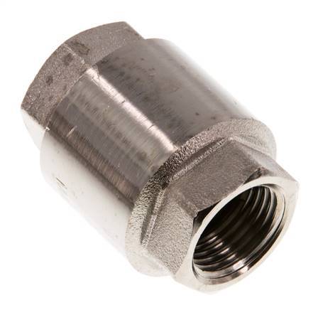 G 1/2'' Válvula Antirretorno Niquelada De Latón 12 Bar (174 Psi)