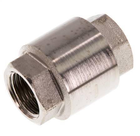 G 1/2'' Válvula Antirretorno Niquelada De Latón 12 Bar (174 Psi)