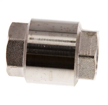 G 1/2'' Válvula Antirretorno Niquelada De Latón 12 Bar (174 Psi)