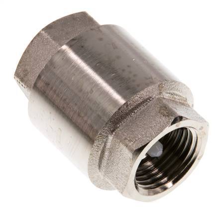 G 1/2'' Válvula Antirretorno Niquelada De Latón 12 Bar (174 Psi)