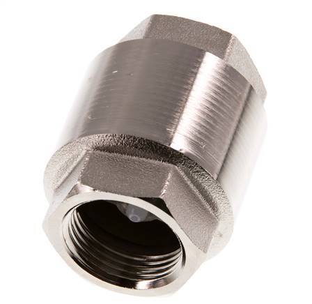 G 3/4'' Válvula Antirretorno Niquelada Latón 12 Bar (174 Psi)