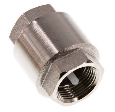 G 3/4'' Válvula Antirretorno Niquelada Latón 12 Bar (174 Psi)