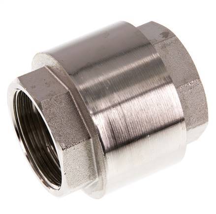 G 1-1/2'' Válvula Antirretorno Niquelado Latón 10 Bar (145 Psi)