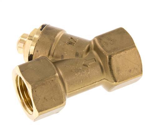 Rp 1/2'' Latón Válvula De Retención Tipo Y 10 Bar (145 Psi) NBR