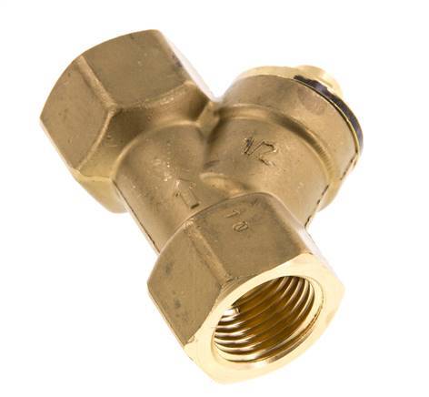 Rp 1/2'' Latón Válvula De Retención Tipo Y 10 Bar (145 Psi) NBR