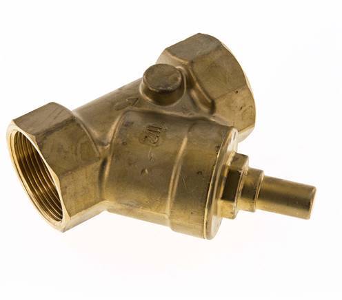 Rp 1-1/2'' Latón Válvula De Retención Tipo Y 10 Bar (145 Psi) NBR
