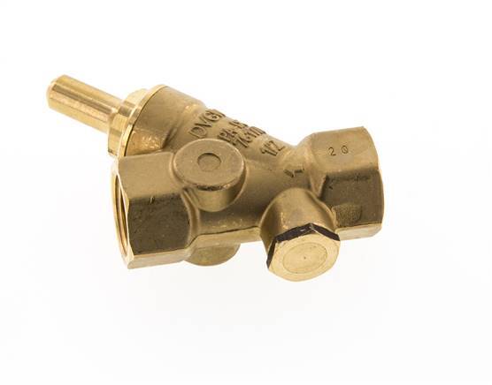 Rp 1/2'' Latón Válvula De Retención Tipo Y 16 Bar (232 Psi) FKM