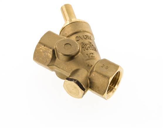 Rp 1/2'' Latón Válvula De Retención Tipo Y 16 Bar (232 Psi) FKM