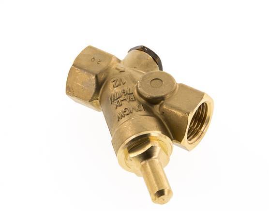 Rp 1/2'' Latón Válvula De Retención Tipo Y 16 Bar (232 Psi) FKM