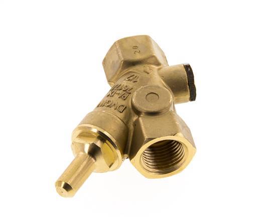 Rp 1/2'' Latón Válvula De Retención Tipo Y 16 Bar (232 Psi) FKM