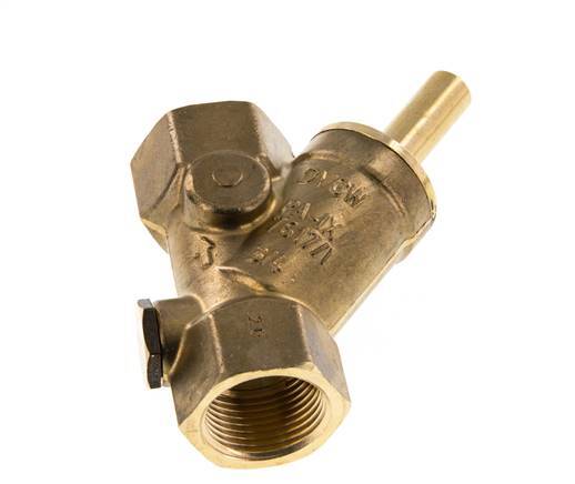 Rp 3/4'' Latón Válvula De Retención Tipo Y 16 Bar (232 Psi) FKM