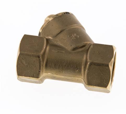 Rp 1-1/4'' Latón Válvula De Retención Tipo Y 16 Bar (232 Psi) FKM