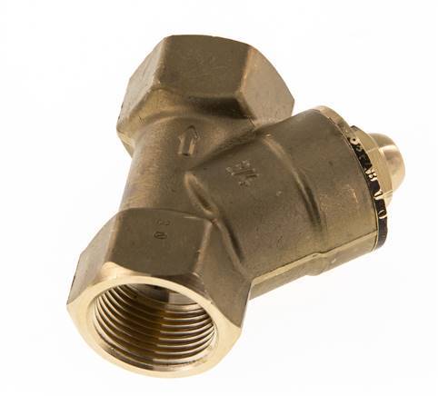 Rp 1-1/4'' Latón Válvula De Retención Tipo Y 16 Bar (232 Psi) FKM