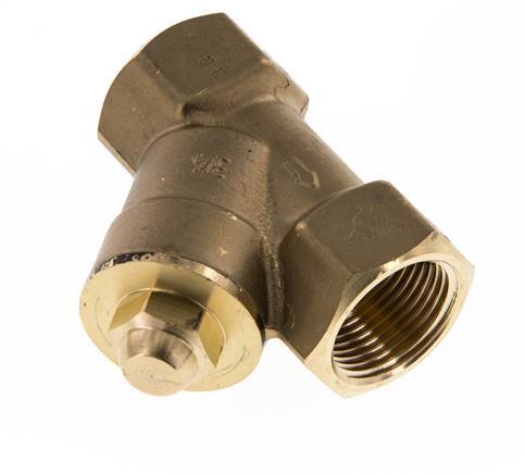 Rp 1-1/4'' Latón Válvula De Retención Tipo Y 16 Bar (232 Psi) FKM
