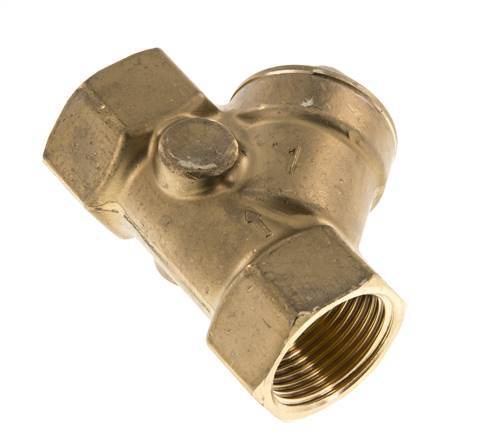 Rp 1'' Latón Válvula De Retención Tipo Y 10 Bar (145 Psi) FKM