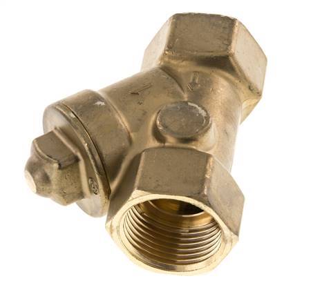 Rp 1'' Latón Válvula De Retención Tipo Y 10 Bar (145 Psi) FKM