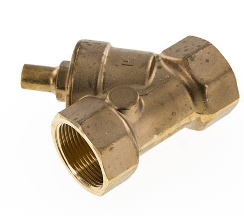 Rp 1-1/4'' Latón Válvula De Retención Tipo Y 10 Bar (145 Psi) FKM