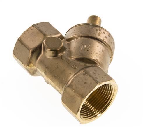Rp 1-1/4'' Latón Válvula De Retención Tipo Y 10 Bar (145 Psi) FKM
