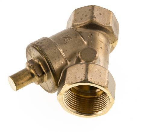 Rp 1-1/4'' Latón Válvula De Retención Tipo Y 10 Bar (145 Psi) FKM