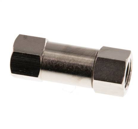 G 1/8'' Válvula Antirretorno Niquelado Latón 10 Bar (145 Psi) NBR