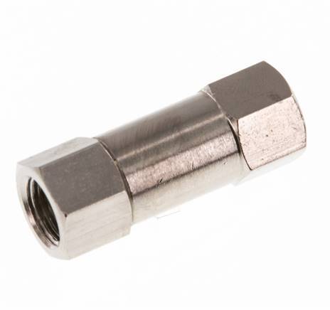G 1/8'' Válvula Antirretorno Niquelado Latón 10 Bar (145 Psi) NBR